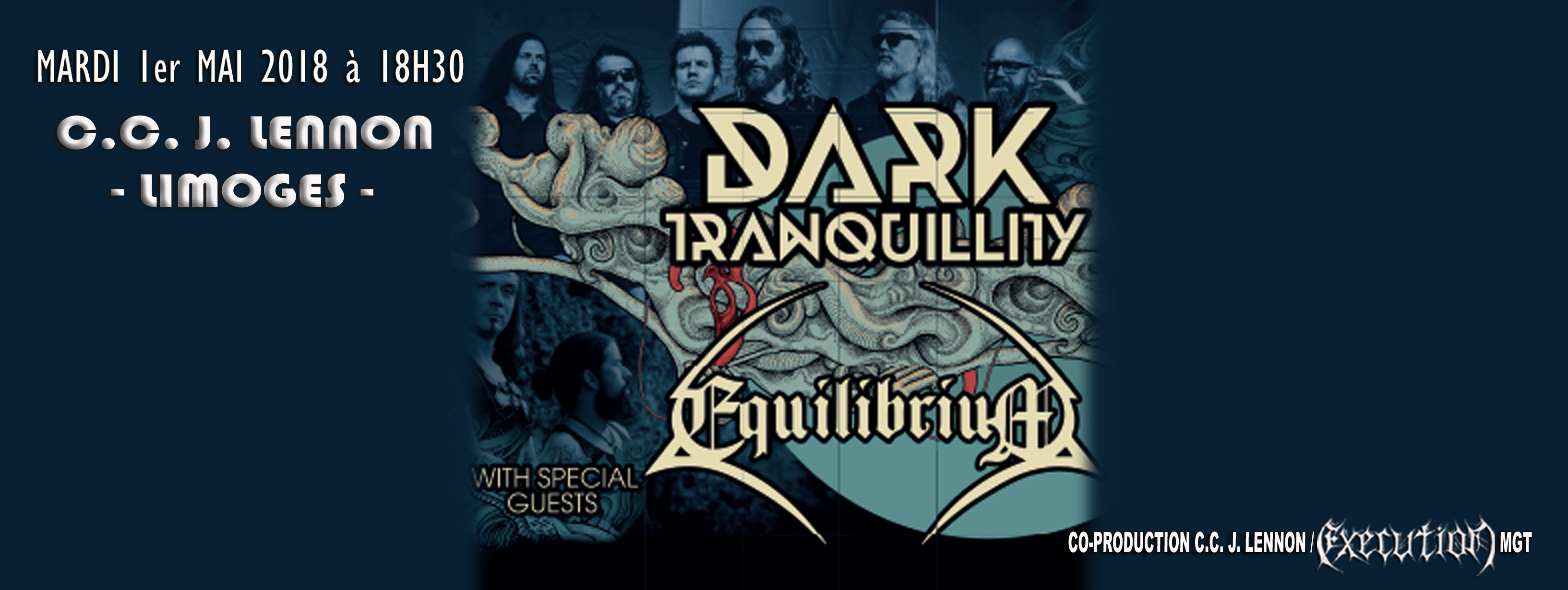 DARK TRANQUILLITY+EQUILIBRIUM